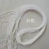 Manguera de Color Sólido Nueva 1.8 mm Cuerda Plástica Hueca Trenzada Material Hecho a Mano Manguera de PVC Línea de Ejercicio Paciencia