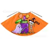 Capas Naranja de Calabaza de Halloween Hechas a Medida de Fábrica para Hombres y Mujeres, Capas de Rendimiento Estampadas de Halloween para Niños al por Mayor