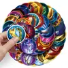 50 Adesivos de Ícones de Habilidade de Jogo, Decoração Redonda Criativa Honor of Kings Guka Capa de Celular Adesivos para Caderno