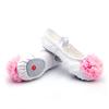Sapatos de Dança Infantil Sapatos de Ballet de Prática para Meninas Sapatos de Dança de Sola Macia Sapatos Rosa de Garra de Gato Flores 8004