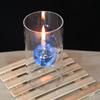 Lámpara de aceite de vidrio creativa, lámpara de boda, candelabro de vidrio, luz de velas, cena romántica, hotel, restaurante occidental, bar, adornos