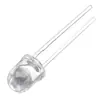 Fabricante de Perlas de Lámpara de Sombrero de Paja de 5 mm de Ultra Brillo Alto Cri>95 Luz Blanca Lámpara de Fotografía de Pata Corta Perla LED Especial