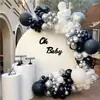Transfronterizo Nuevo Ohbaby Letras de Fieltro Luna Llena Accesorios para Fotos Decoración de Pared de Dormitorio Pegatinas de Pared Banner de Tela No Tejida