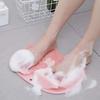 Cepillo de baño multifuncional para masaje de pies, alfombrilla antideslizante para baño, artefacto para frotar la espalda