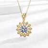 Conjunto de joyería de oro de 18 quilates con circonitas, estilo europeo y americano, para mujer, anillo, pendientes, collar, joyería para mujer