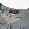 Conjunto de atuendo de verano para abuela para mujer, conjunto de dos piezas de primavera para madres de mediana edad y mayores, camisa y pantalones para señora mayor, ropa para personas mayores