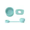 Tapa de silicona anti-desbordamiento para explosiones transfronterizas, juego de 3 piezas para taza Stanley, soporte para bolígrafo de 10 mm, tapa para pajilla, a prueba de polvo, tapón anti-desbordamiento, antiincrustante