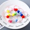 10 Bolas Pequeñas de Pelo para Niños, Ligas para el Cabello de Otoño e Invierno, Diademas de Colores Bloqueados tipo Caramelo, Accesorios para el Cabello de Bebé, Diademas de Goma para Niñas, Artículos al por Mayor