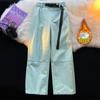 Atuendos de Invierno de Moda para Menos Diez Grados Celsius: Pantalones de esquí Dopamine para hombre y mujer, Forro polar, Engrosados, Cálidos, Resistentes al agua, Pantalones de senderismo