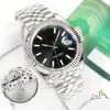 Relógio Mecânico Cinza com Diamantes e Data, Totalmente Automático, À Prova d'Água, Luminoso, Pulseira de Aço, Calendário, Relógio de Pulso Masculino, Relógio Rolex, Relógio de Data