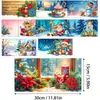 Tarjetas de Felicitación Navideñas Populares Transfronterizas Multiserie Hechas a Mano con Diamantes Juego de 9 Piezas con Sobres Pegatina de Diamante Dibujos Animados Juego de 6 Piezas