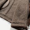 Marca de Moda Americana para Hombre North Boundary 2025 Invierno Nuevo Chaqueta de Algodón Forrada de Lana de Cordero Abrigo Grueso de Algodón Gamuzado S
