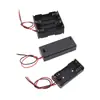Suporte de bateria AA AAA com tampa de fio interruptor suporte de bateria 18650 série 9/12V compartimento de bateria seca diy