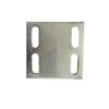 Placa de Anclaje Galvanizada por Inmersión en Caliente Construcción de Muros Cortina Procesamiento de Placa de Acero Empotrada Soldadura de Unión de Estructura de Acero Placa de Anclaje Empotrada