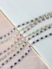 Perlas Finas Rosas y Rojas con Pedrería, Cadenas de Cristal, Accesorios para Joyería DIY, Accesorios Decorativos Hechos a Mano, Accesorios para el Cabello