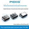 Os fabricantes fornecem placa TYPE-C 6Pin placa de quatro pinos placa horizontal adequada para produtos digitais 3C