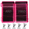 Tk Amazon Europeo y Americano Transfronterizo Popular Set de Pestañas Postizas 30D100D Gran Capacidad Libro de Pestañas DIY Pestañas de Racimo Termofusibles