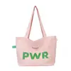 Bolsa de Nylon com Cordão Estilo Verão Bolsa Tote Estilo Preguiçoso Bolsa de Ombro Feminina para o Dia a Dia Bolsa de Lona de Grande Capacidade