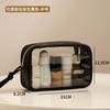Nova Bolsa Transparente Portátil de Viagem para Maquiagem Cosméticos Multiuso Grande Capacidade PVC Impermeável Necessaire