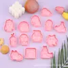Molde de impresión de serie de emojis, patrones de emojis divertidos, varios diseños, molde 3D para galletas, diversión con arcilla de simulación DIY