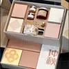 Caja de regalo personalizada, caja de doble apertura, caja corrugada de tapa y base, caja de embalaje personalizada de doble capa para alimentos de pasteles de luna, caja de regalo personalizada