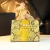 Bolsa Birkin de Couro Genuíno Elegante de Alta Qualidade 2026 Novo Modelo Moda Europeia e Americana Grande Capacidade Tendência Bolsa de Ombro Transversal para Mulheres
