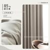 Cortinas de Linho Dupla Face com Blackout Total Novo Estilo Luxo Acessível Moderno Simples Quarto Quebra-Sol Tecido de Linho Cinza Sala de Estar