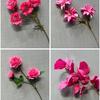 Rosa de boda, flor roja, flor artificial, rosa, salón de bodas, colgante, techo, diseño de banquete de boda, camino, arreglo floral
