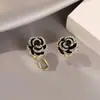 Aretes Nuevos Populares Estilo Coreano de Cuentas de la Fortuna, Tachuelas Versátiles Simples y Elegantes, Joyería para Orejas Mismo Estilo de Transmisión en Vivo al por Mayor