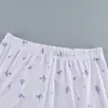 2026 Nuevo Conjunto Transfronterizo Otoño/Invierno de Punto Cuello Redondo Estampado Elástico Amigable con la Piel Cárdigan Manga Larga Pantalón Largo Pijama Ropa de Casa