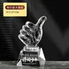 Troféu de Cristal Medalha Esportes Empresa Escola Crianças Competição Troféu Lâmina Criativa Colorido Resina Troféu Fazendo