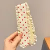 Diadema de lana tejida con tiras adhesivas, similar al estilo de Li Qin, cinta mágica para el cabello, adhesivo para flequillo, cinta mágica para usar en la ducha