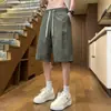 Tamanho Grande 300 Jin Marca Americana Tendência Shorts Casuais Estampados Masculino Verão Finos Largos Frescos Streetwear Bermuda Esportiva