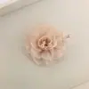 Estilo Coreano Estilo Perezoso Suave Adorno de Flor de Camelia Hecho a Mano DIY Accesorios para el Cabello Adorno de Flor de 8 cm Adorno para Zapatos Sombrero Bolsas