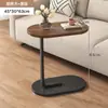 Armario de almacenamiento detrás del sofá, mesita de noche y mueble estrecho a los pies de la cama, uso doméstico en la sala de estar, estante largo ultradelgado montado en la pared para el dormitorio