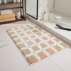 Tapete de Quarto Transfronteiriço Tapete de Cabeceira Tapete Simples de Cabeceira Tapete Espesso de Imitação de Caxemira Tapete Tuftado para Chão de Sala de Estar Mesa de Centro