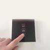 Venda por atacado cortina elétrica inteligente sem fio Smart Switch Control painel preto fiação livre de adesivos de controle único livre