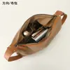 Nova Bolsa de Lona de Verão com Alça de Couro e Alça Transversal, Bolsa Transversal Versátil para o Dia a Dia e para o Trabalho no Estilo Floresta