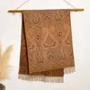 Estilo Étnico Outono e Inverno Caju Franja Quente Comércio Exterior Mais Vendido Popular Xale Externo Cachecol Longo para Mulheres Versátil