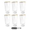 Taza de desayuno de cristal con patrón de ojo de martillo Phnom Penh estilo japonés ins Viento juego para el hogar taza para beber taza para cerveza té de burbujas venta al por mayor