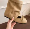 Primer Encuentro Temporada Retro Estilo Bosque Coreano para Mujer Bailarinas Planas de Moño Bajo con Tacón Oculto, Suela Suave, Caña Corta y Diseño Hueco