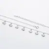 Collar de Plata de Ley S925 Más Vendido Transfronterizo con Diseño de Ojo del Diablo Moderno y Único, Joyería de Plata Moderna y Versátil