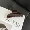 Pinza para el cabello de Color Morandi Versión Coreana con un Toque Sencillo y de Alta Gama, Pinza de Garra de Acetato para Recogidos, Pinza de Tiburón para el Cabello