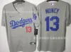 Jersey de béisbol transfronterizo europeo y americano Dodgers Los Angeles Dodgers Jersey de béisbol uniforme de béisbol cárdigan