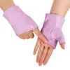 Guantes de Cuero para Mujer de Medio Dedo para Baile Pu Nightclub Pole Dance Street Dance Performance Dance Estilo Celebridad Guantes para Performance de Baile