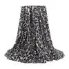 Lenço Europeu e Americano Transfronteiriço Outono e Inverno Novo Elemento de Estampa de Leopardo Pequeno Veludo de Leite Tecido Tendência Lenço Versátil Lenço de Cabeça Xale