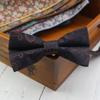 Pajarita personalizada para hombre, estilo coreano, informal, para novio, boda, mujer, padrino, boda, escenario, vino tinto