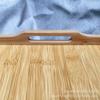 Bandeja plegable de bambú para platos exterior cama perezosa almacenamiento desayuno cuarentena dormitorio ins computadora portátil mesa