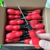 Punto de fábrica plástico doble calabaza cuero herramientas mil DIY suela perforada codo recto Punzón