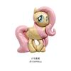 Globo de película de aluminio con forma de poni de dibujos animados para niños, unicornio, fiesta de cumpleaños, fondo de fiesta, decoración de pared, arreglo de fotos